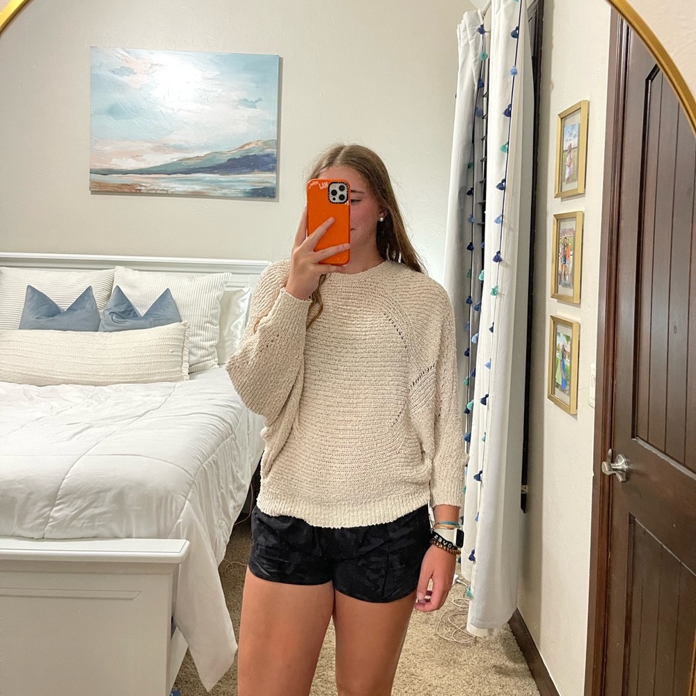 Cream Debut Sweater (Size L)